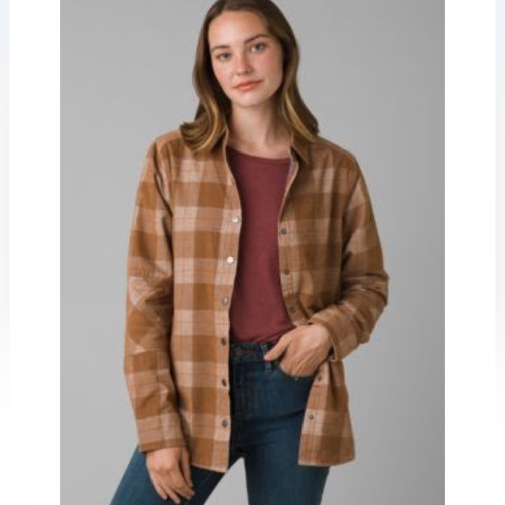 Prana Porter Park Shirt - Camel Color